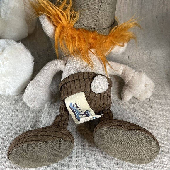 Smurf Plush Lot Papa Smurf 8” 1981 Hug Smurf 10” 1979 Hackus Smurf 9.5” 2013 - Picture 5 of 13